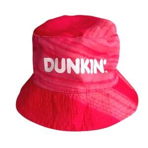 DUNKIN' Donuts reversible bucket hat pink/orange